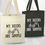 Thumbnail: My Needs Are Simple - Crochet and Knit - Canvas Tote Bag