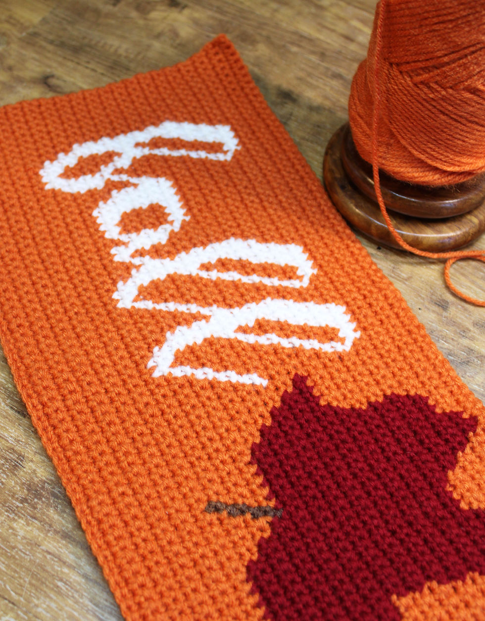 Thumbnail: Hello Fall Crochet Pillow Pattern