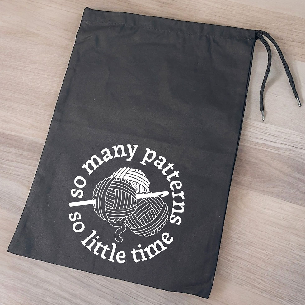 Thumbnail: So Many Patterns So Little Time Project Bag