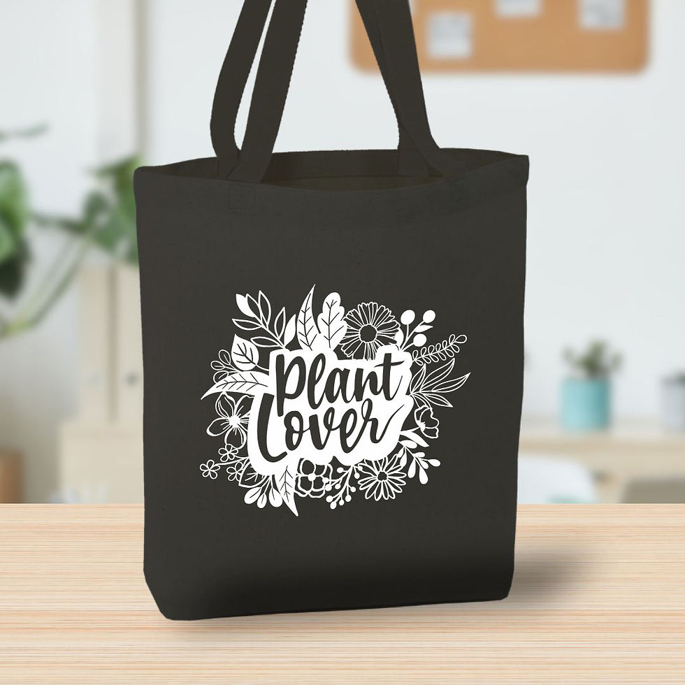 Thumbnail: Plant Lover Canvas Tote Bag