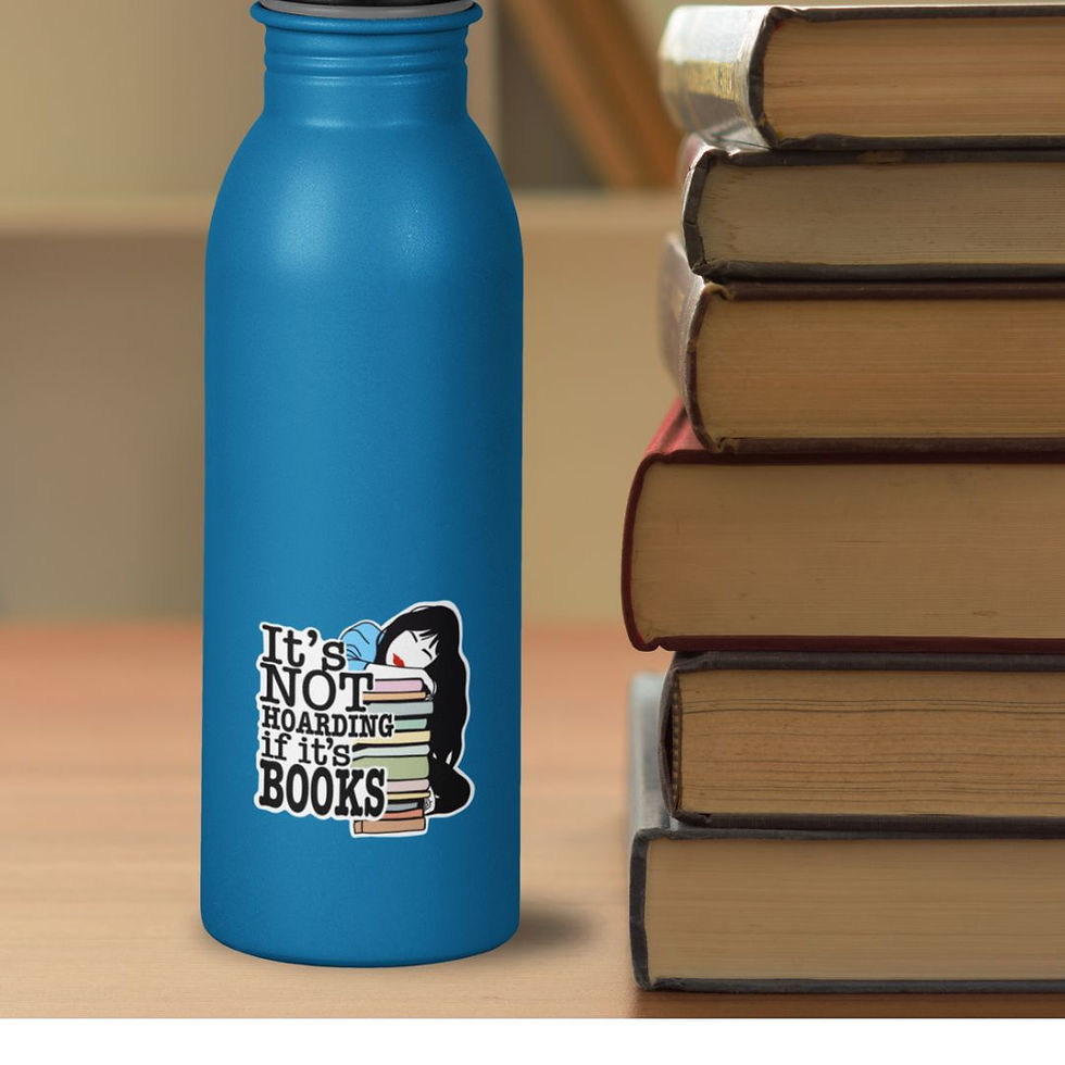 Thumbnail: It's Not Hoarding If It's Books Sticker