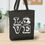 Thumbnail: LOVE Tea Canvas Tote Bag