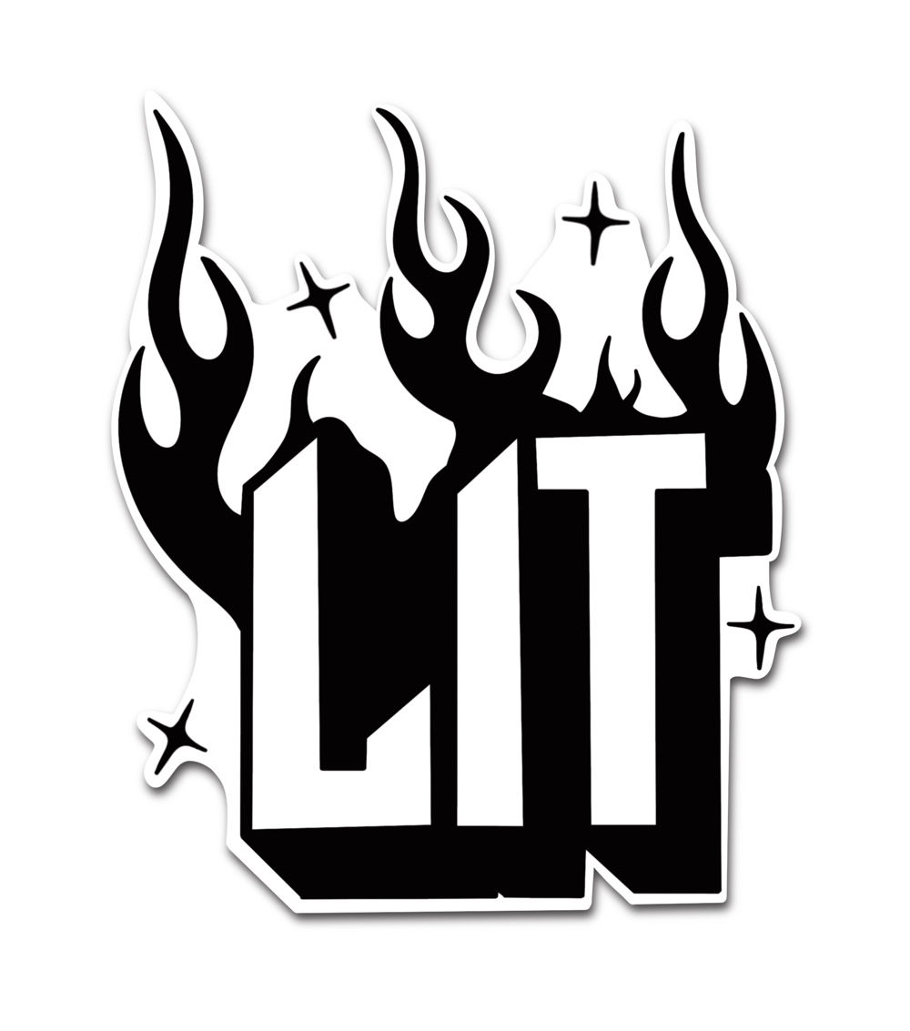 Lit Digital Graphic