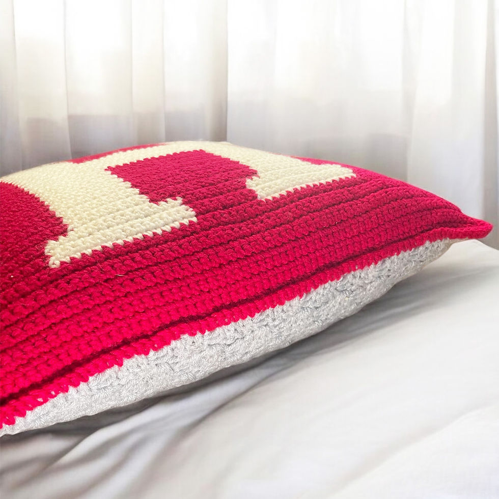 Thumbnail: Letter H Crochet Pillow Pattern