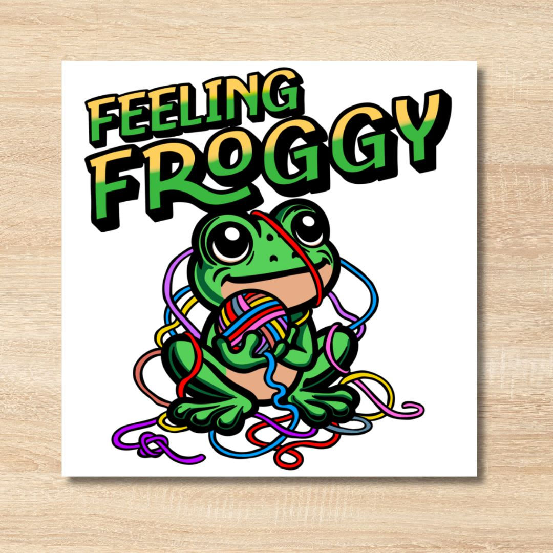 Feeling Froggy Sticker