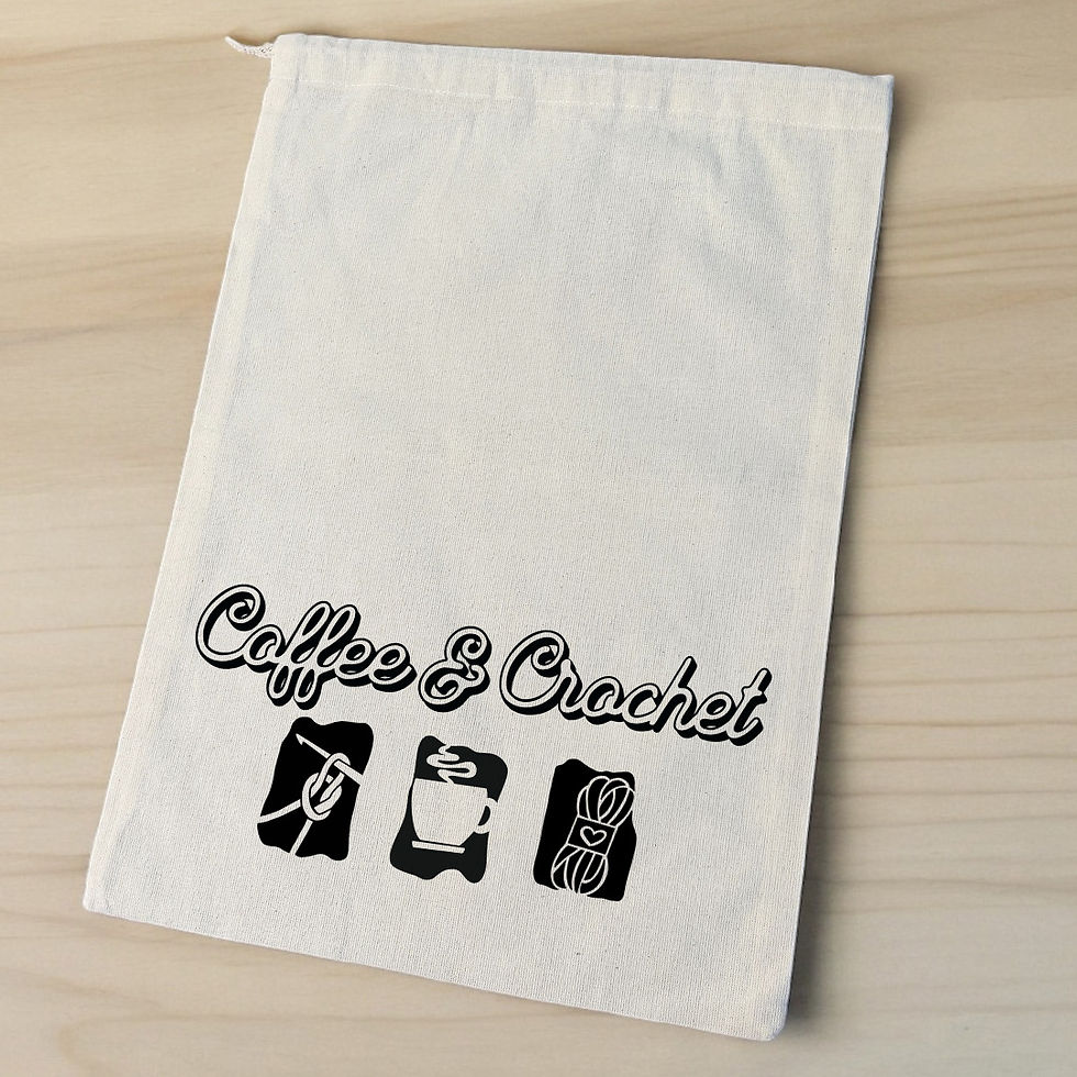 Thumbnail: Coffee & Crochet Project Bag