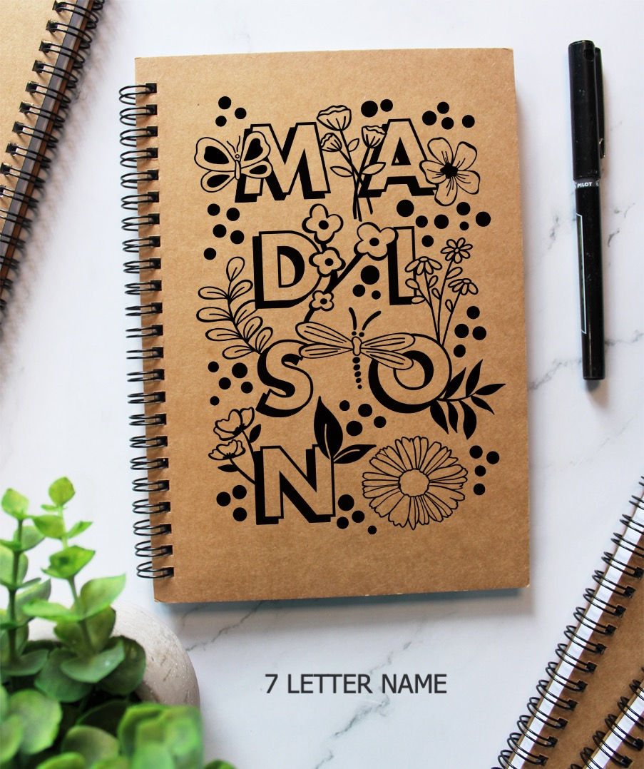 Thumbnail: Name Garden Kraft Notebook