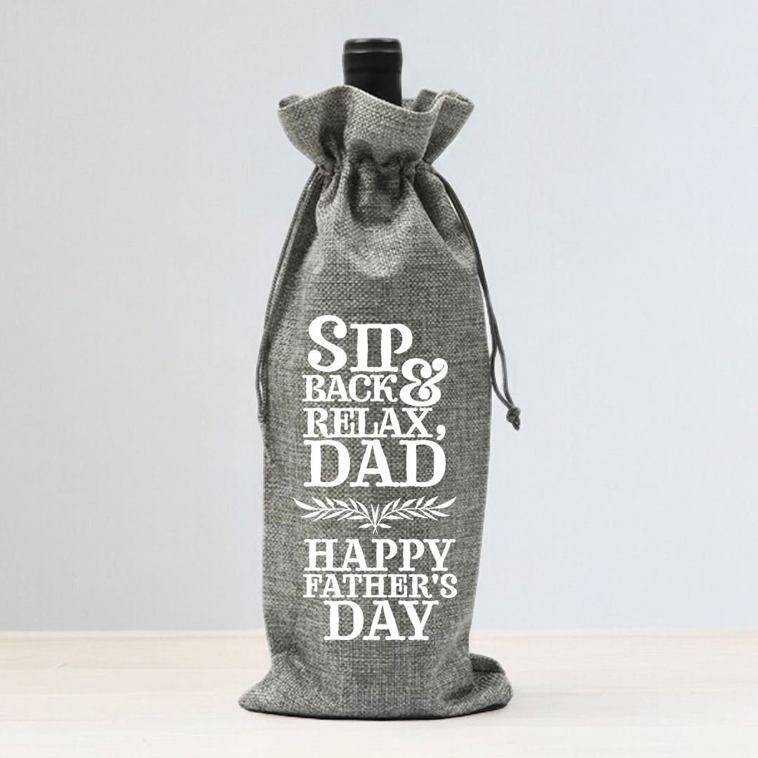 For Dad - Sip Back & Relax Wine Gift Bag