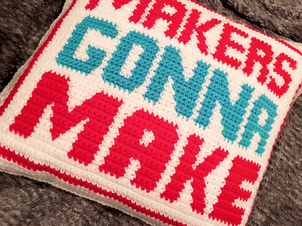 Thumbnail: Makers Gonna Make Crochet Pillow Pattern