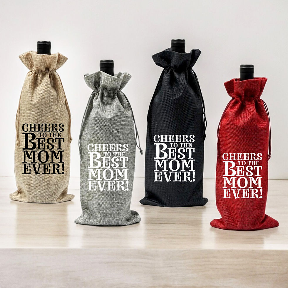 Thumbnail: For Mom - Cheers To The Best Mom Ever Wine Gift Bag