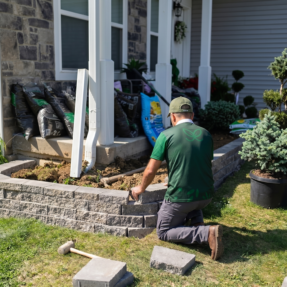 hardscaping front yard