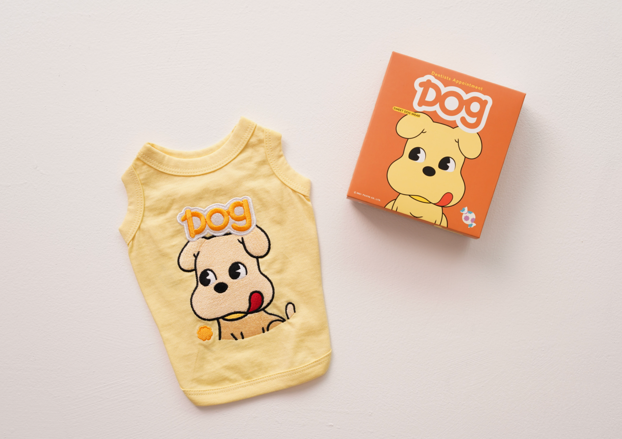 DOG PASTEL SLEEVELESS XL