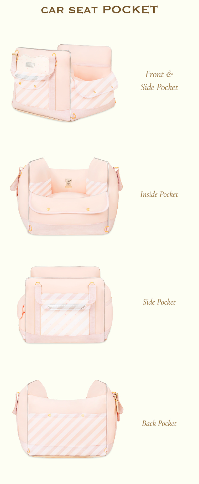 Thumbnail: SEORU CRUISE CAR SEAT PINK