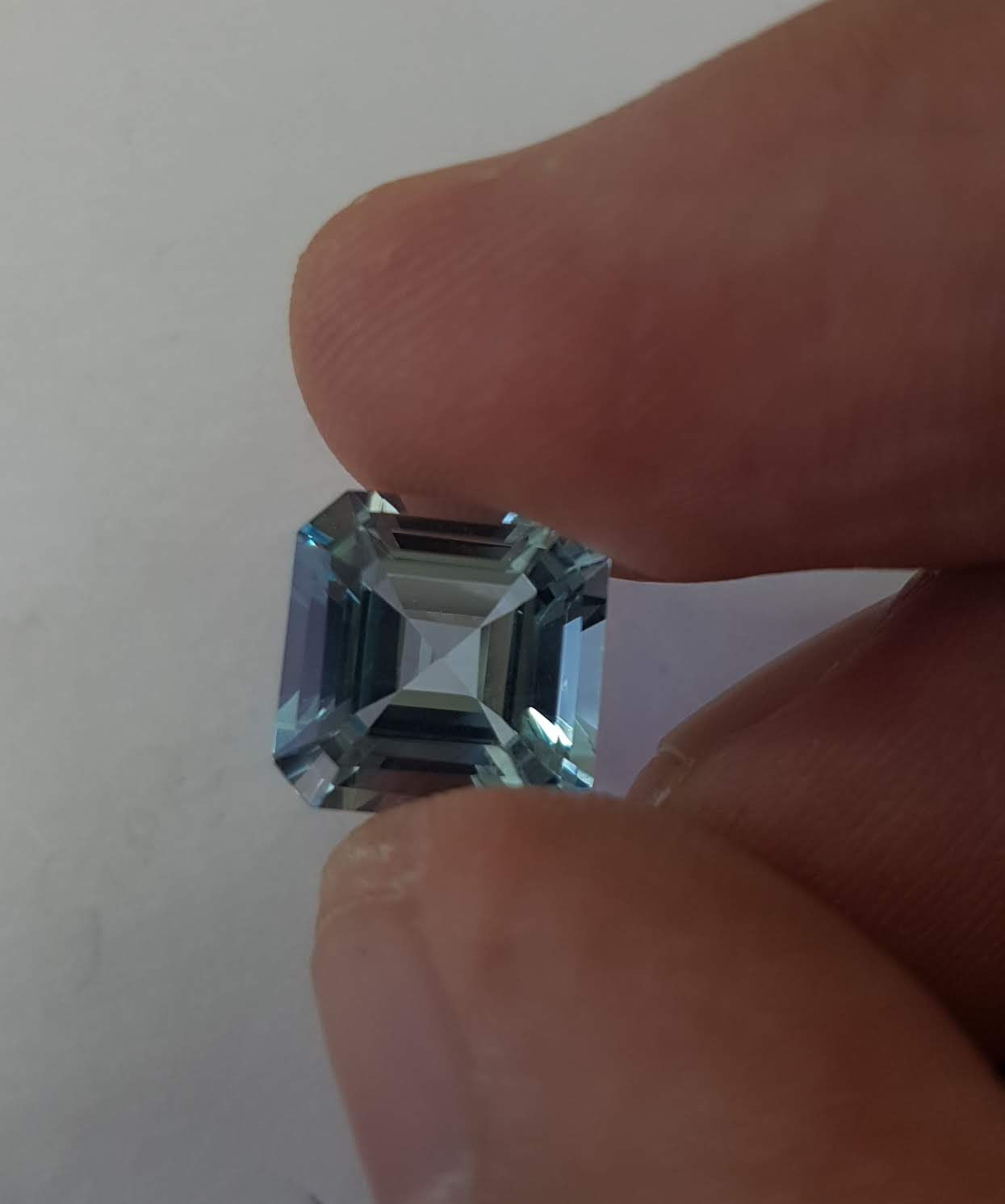 Sky Blue Topaz Assher Cut