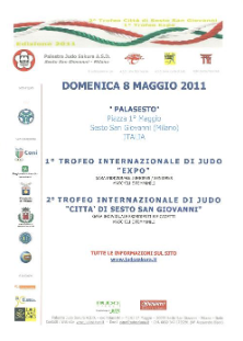 PATROCINIO U.C.E.E - 1° TROFEO INTERNAZIONALE DI JUDO EXPO 2015.