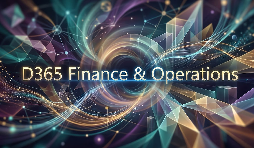 d365 for finance and operations