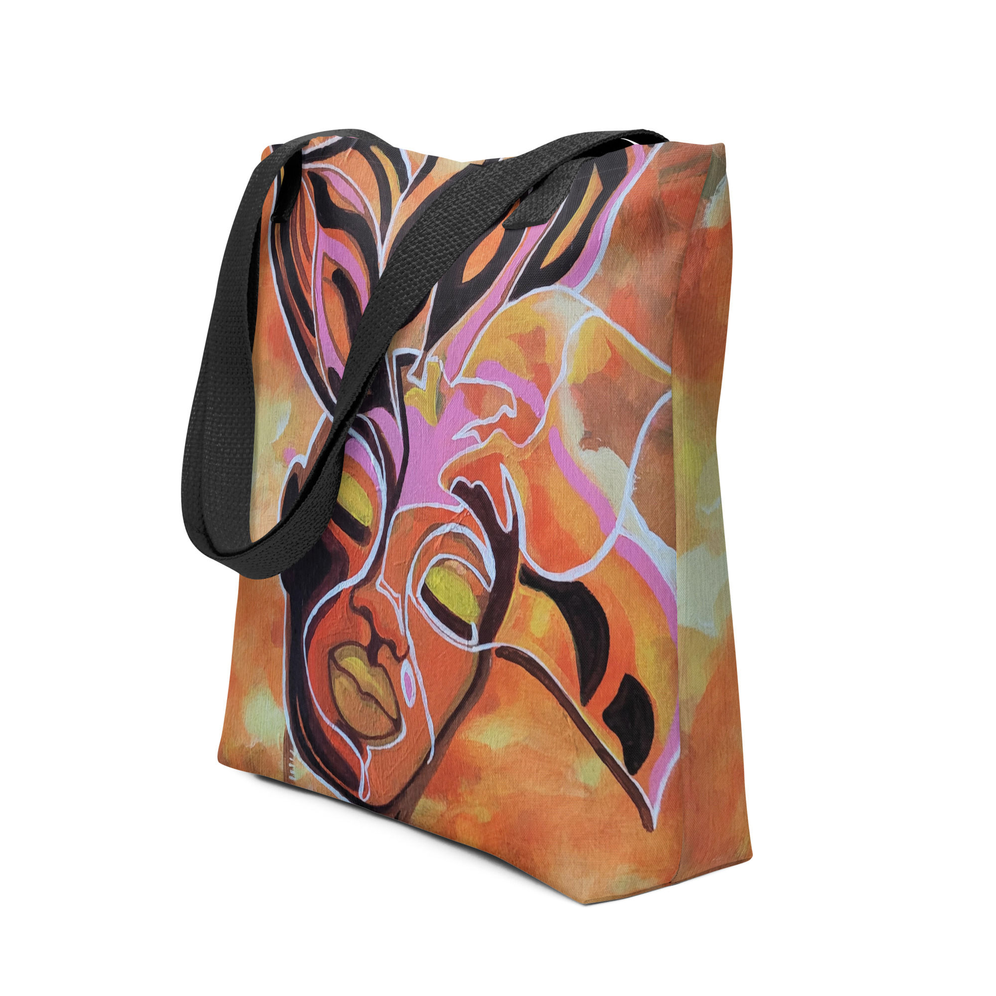 Tote bag with original artwork by Lisa Hutson