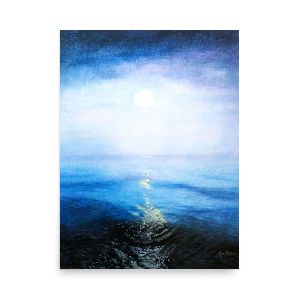 Poster - Beach in Blue