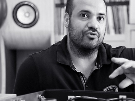 Still photograph of Aries Cerat founder Stavros Danos being interviewed