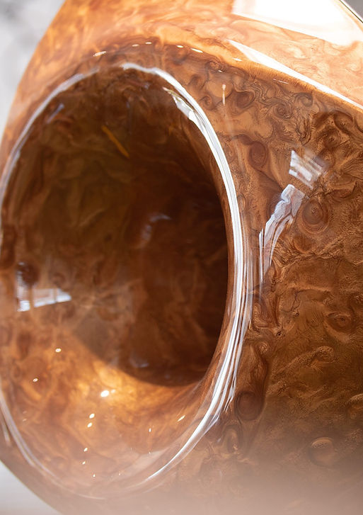 Closeup of Aurora horn speaker