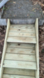 3/16 - 1/4 inch gap left between deck boards