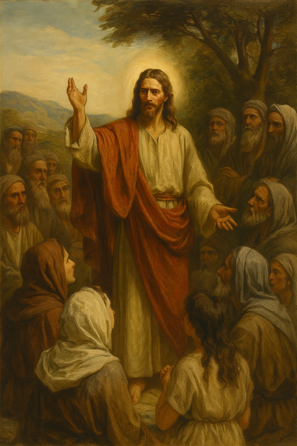 Jezus nauczający tłum