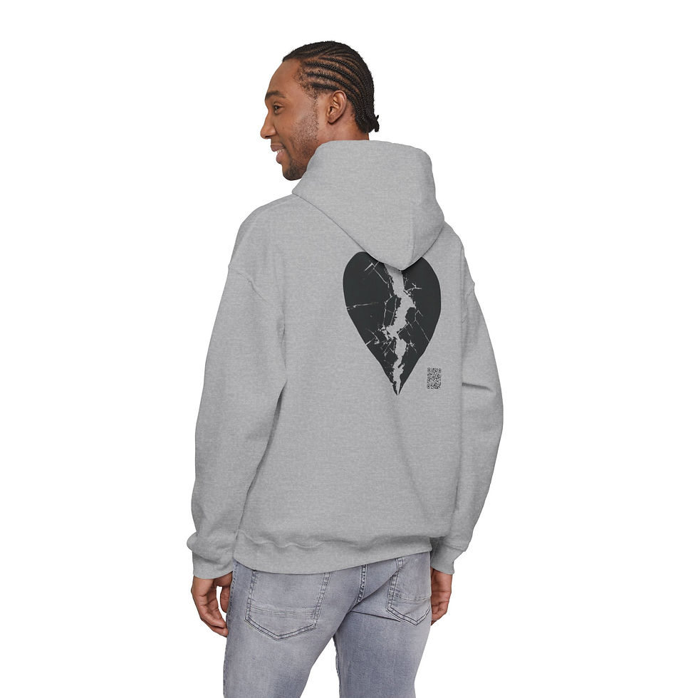 Thumbnail: Product of Parental Alienation Hoodie -Black Print