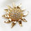 Thumbnail: Yves Saint Laurent zonnebloem broche door Robert Goossens