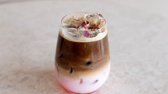 ICED ROSE LATTE