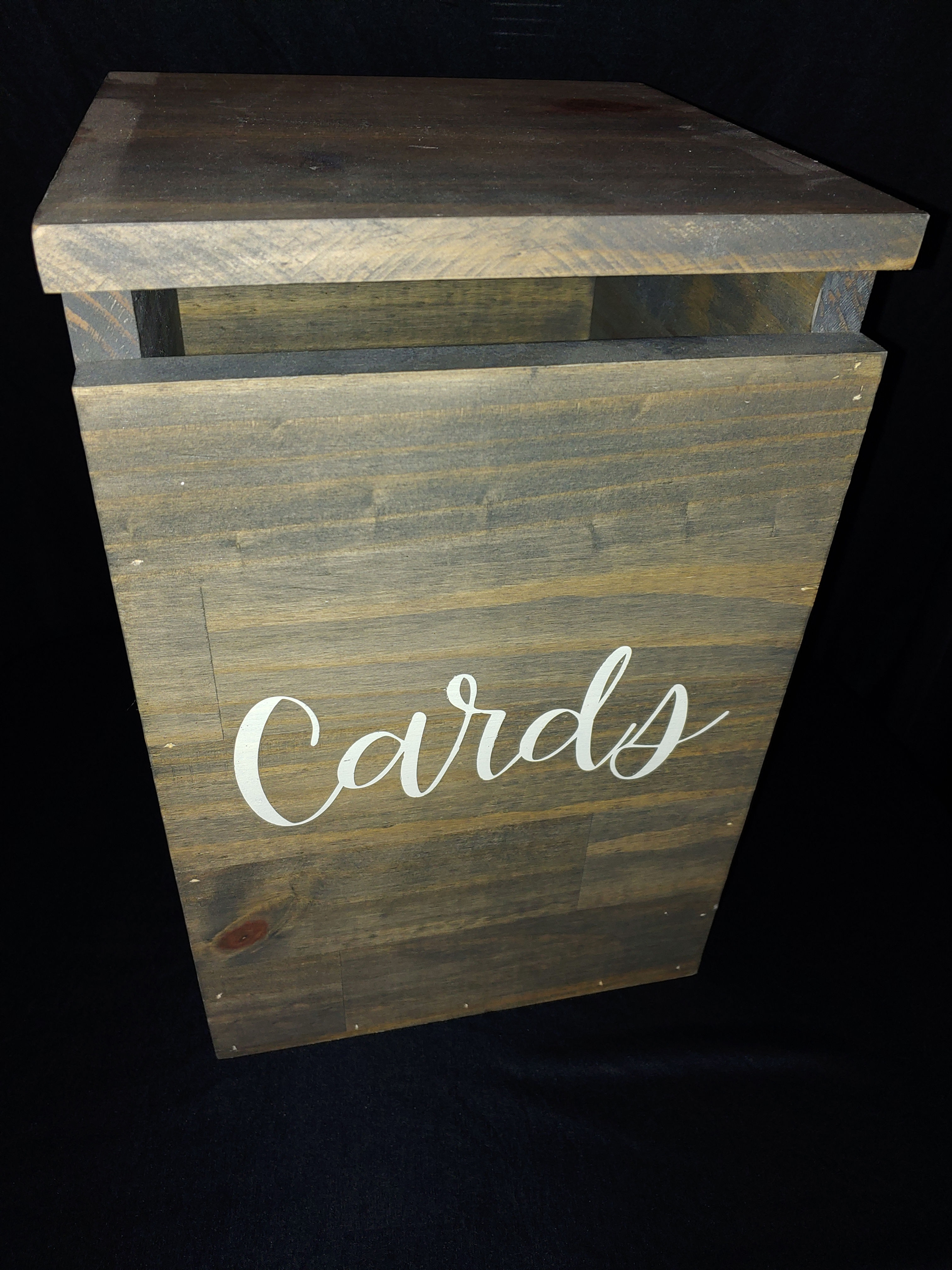 Wood Card Box