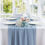 Thumbnail: Dusty Blue ChiffonTable Runners
