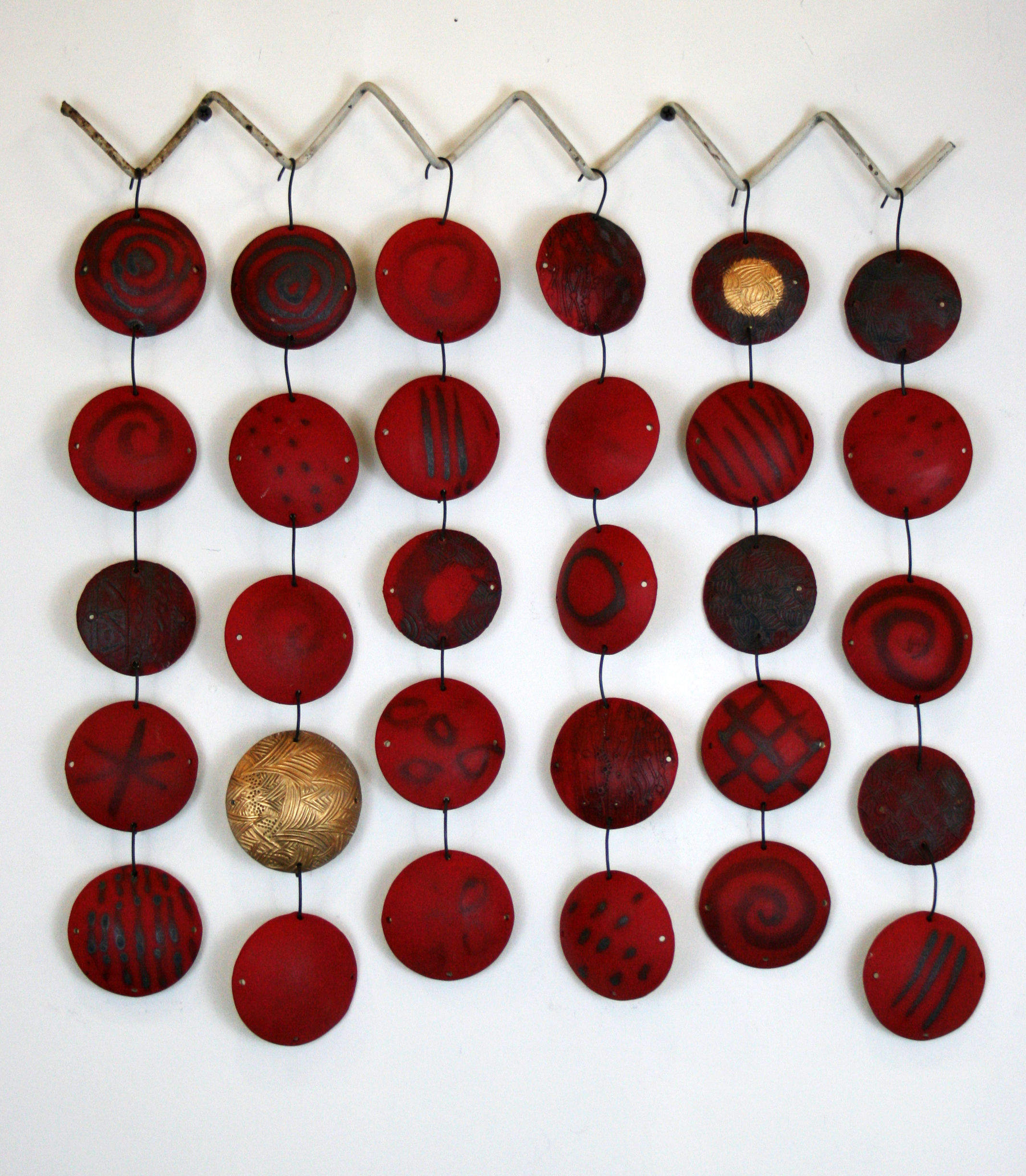 Red and Gold Hanging