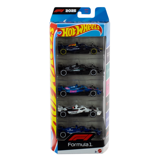 Hot Wheels F1 Pack 5 carros (13,99€)