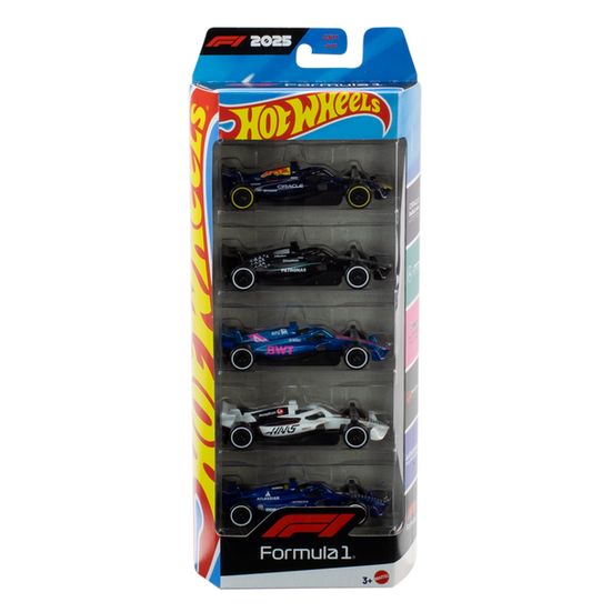 Hot Wheels F1 Pack 5 carros (13,99€)