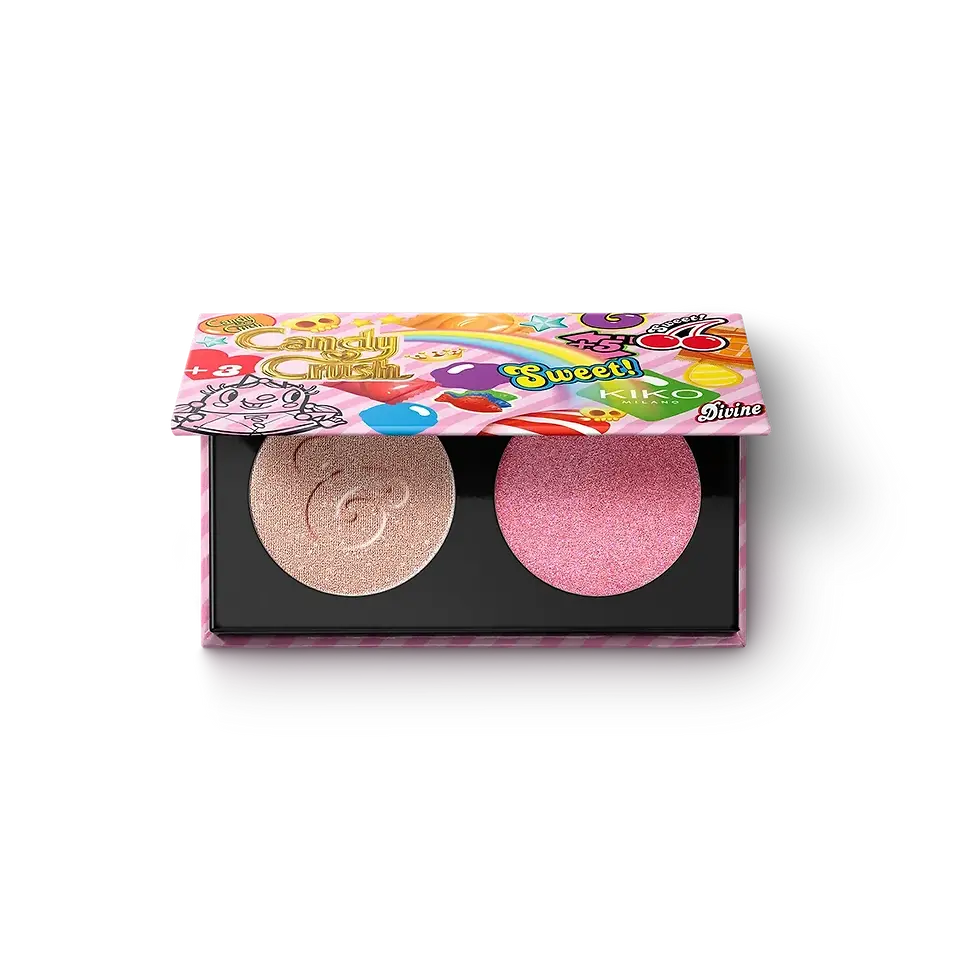 Candy Crush mega blush & highlighter duo (21,99€)