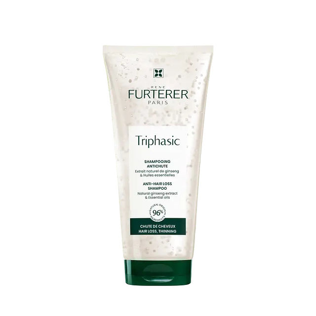 René Furterer Triphasic Champô antiqueda (PVPR: 50 ml - 7,38€/ 200 ml - 21,05€/ 500 ml - 38,64€)