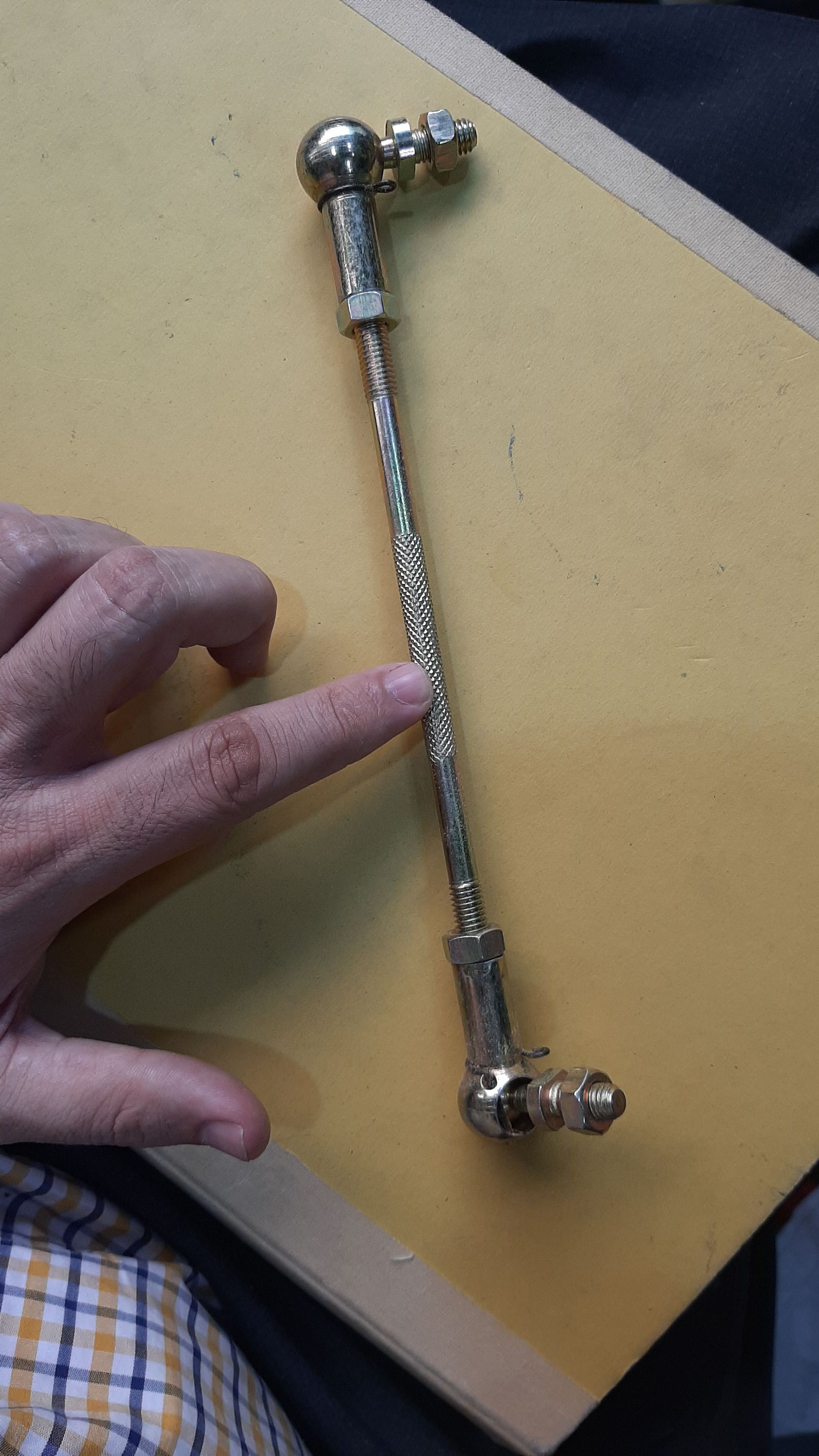 Gear lever rod with end mgl1109