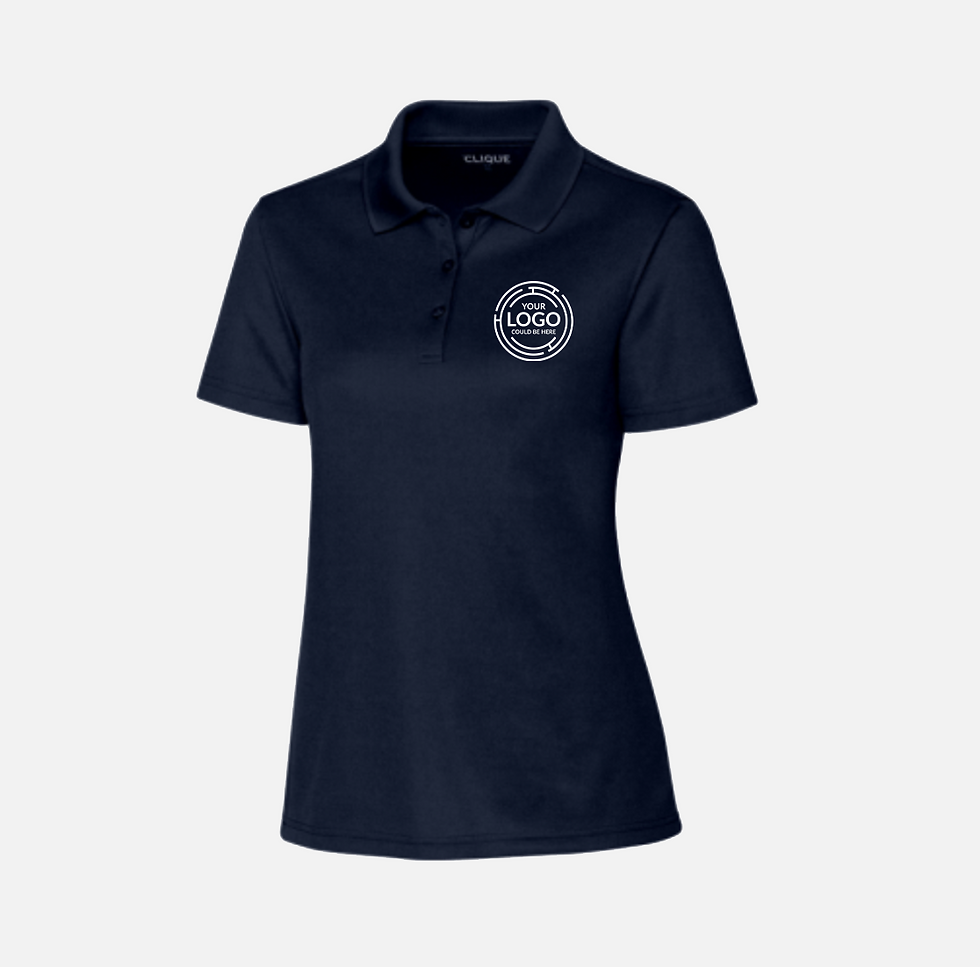 Thumbnail: Clique Ladies Spin Dye Pique Polo