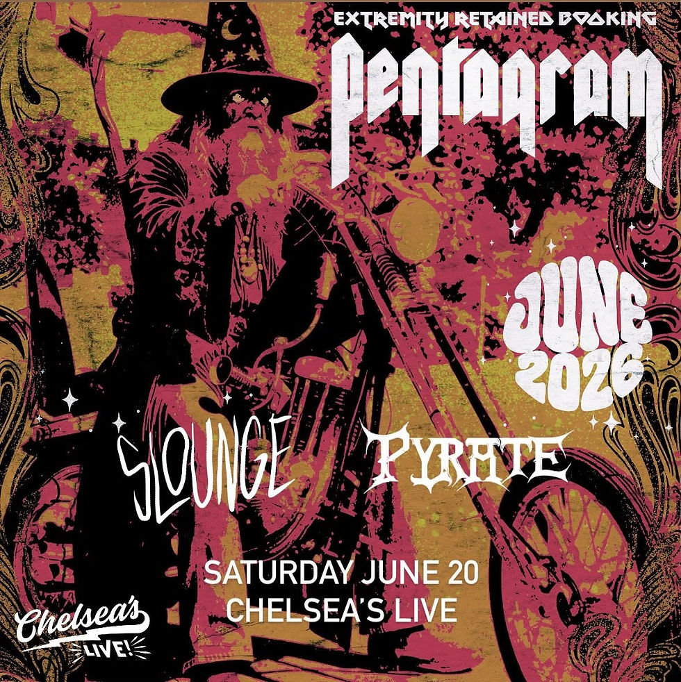 Pentagram with Slounge and Pyrate at Chelsea’s Live