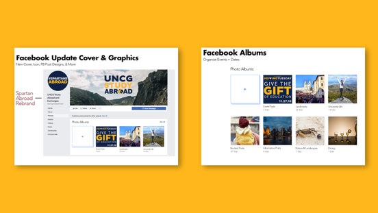 Facebook Update Cover & Graphics. Facebook Albums.