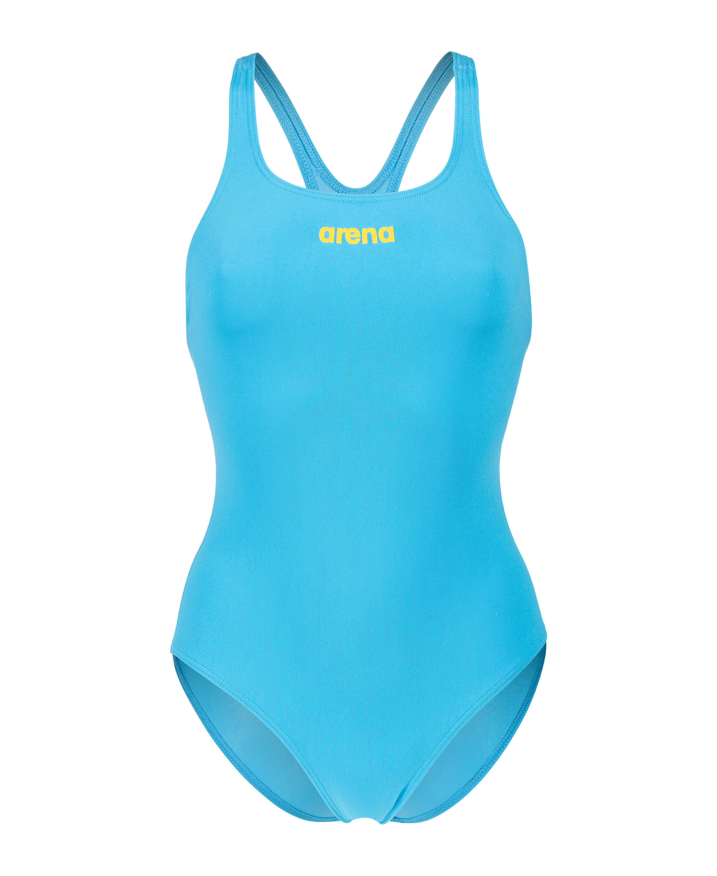 Arena W Team Swimsuit Swim Pro Solid turquoise/yellow-star