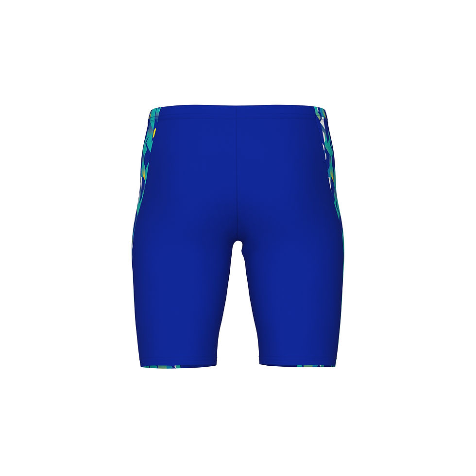 Miniature : arena B Print Swim Jammer neon-blue/yellow-multi