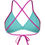Miniature : Arena W Team Swim Top Tie Back Solid water/very-fuchsia