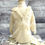 Thumbnail: White Sheer Flower Embroidery Fabric Jacket with Hood and Open Front