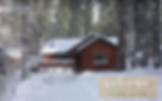 Donner Bliss Cabin in the Snow
