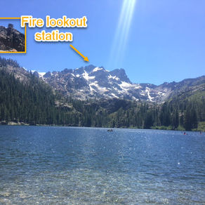 Sierra Buttes Fire Lookout & Sardine Lake