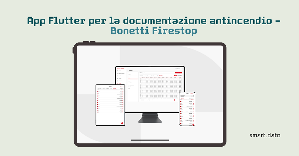 Bonetti Firestop — app Flutter multipiattaforma per la documentazione antincendio normativa