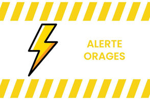 Alerte Orages : vigilance orange