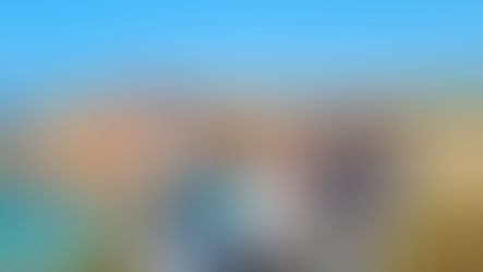 A group of students on top of the cliffs