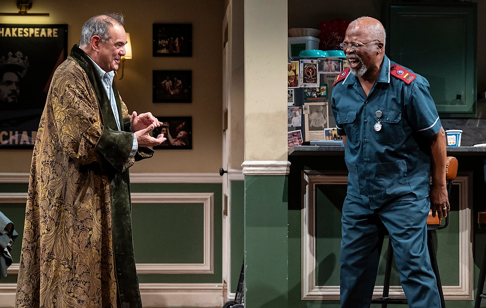Kunene and the King at the Shakespeare Theatre Company